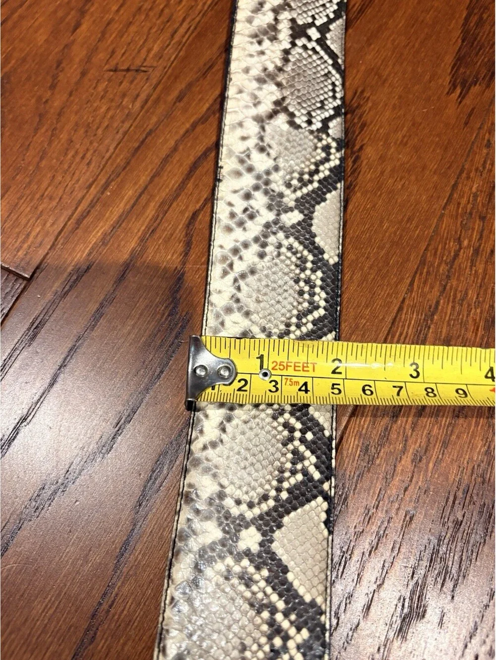 Genuine Python Snakeskin Belt Sz Small/medium Cowgirl Western Boho